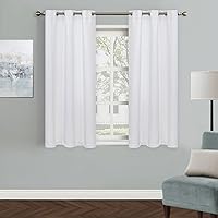 Vista 126 de MYSKY HOME - Cortinas opacas amarillas para sala de estar y dormitorio, cortinas de 84 pulgadas de largo, con ojales, cortinas de oscurecimiento
