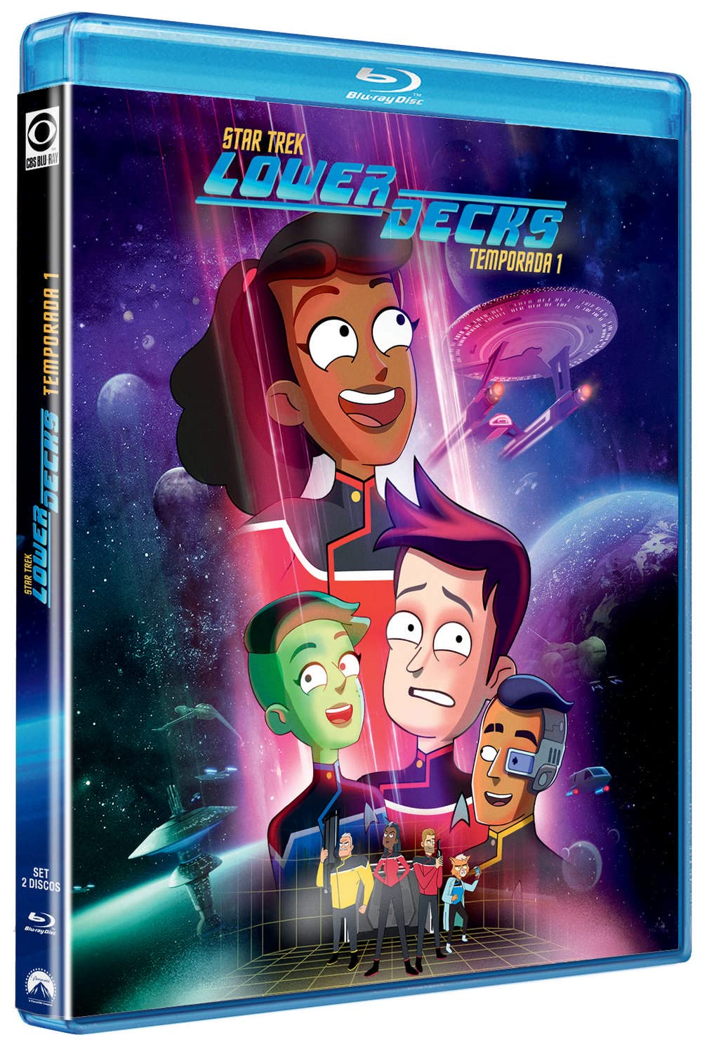 Star Trek Lower Decks Temporada 1 BD un cadeau Blu-ray idéal pour fans