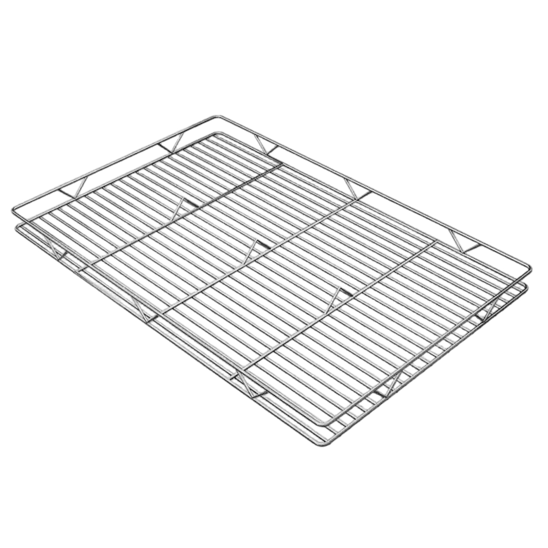 Grille de gril rectangulaire pour vos barbecues en plein air et rôtis conviviaux en famille
