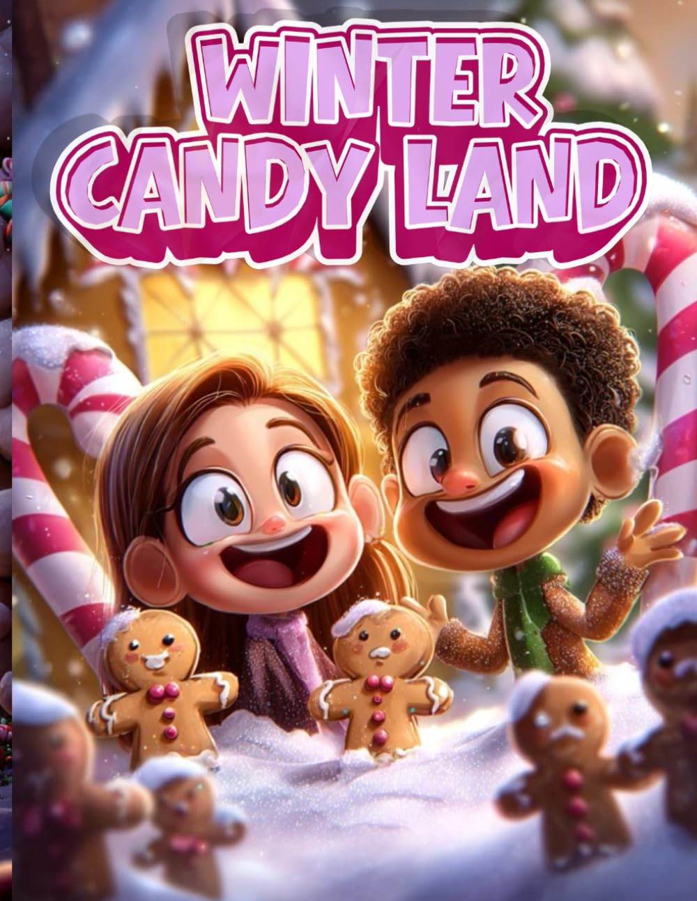 Winter Candy Land – A Sweet Holiday Coloring Adventure: Where winter magic meets candy-filled wonder! – A Sweet Holiday Coloring Adventure