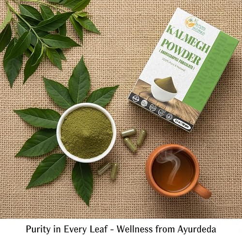 Miniatura 6 de Herbs Botanica Kalmegh Polvo 100% puro Andrographis Paniculata (hierba Chiretta verde) para uso a base de hierbas, polvo Andrographis finamente