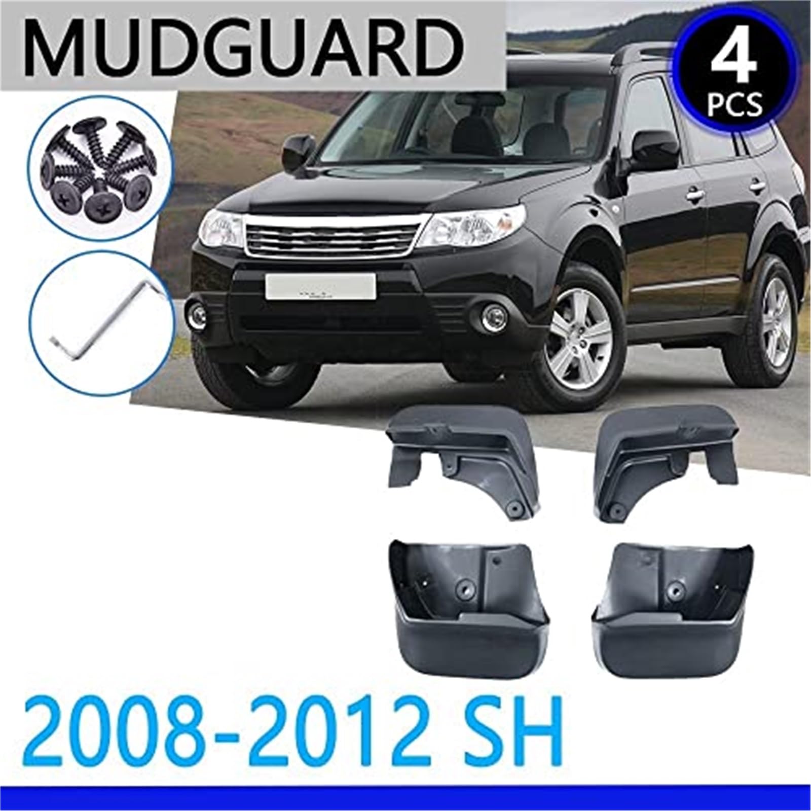 Błotniki samochodowe błotniki, dla Subaru, forester, SH 2008 2009 2010 2011 2012 akcesoria błotnik części zamienne do samochodów Błotniki przednie i tylne samochodu