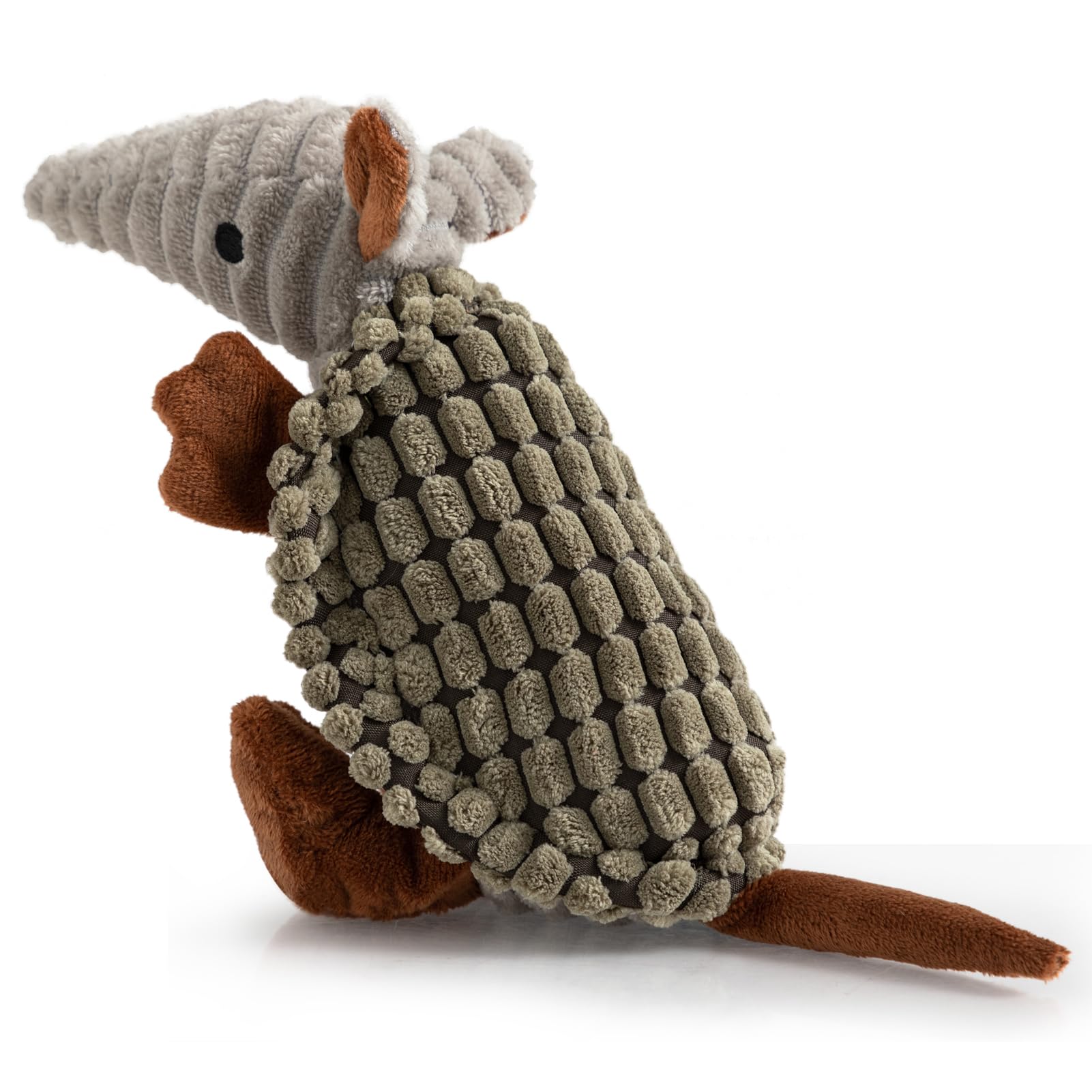 Hollypet Armadillo Squeaky Puppy Dog Toys for Small Medium Dogs, 8"