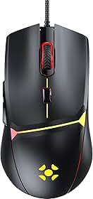 Mouse Gamer CRUSADER RGB 7200DPI Preto Fortrek G