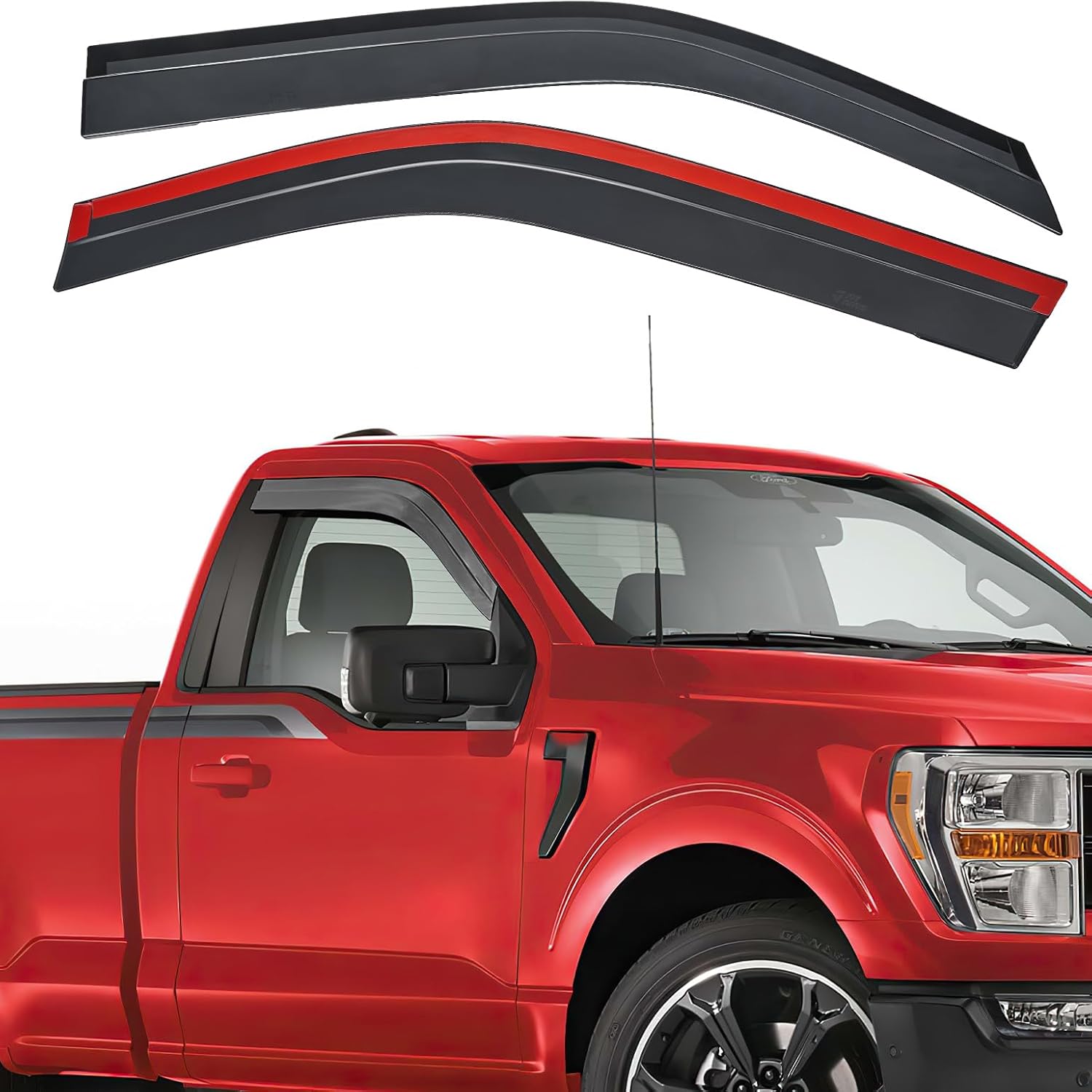 JOYTUTUS Vent Visor Compatible with 20152024 Ford F150