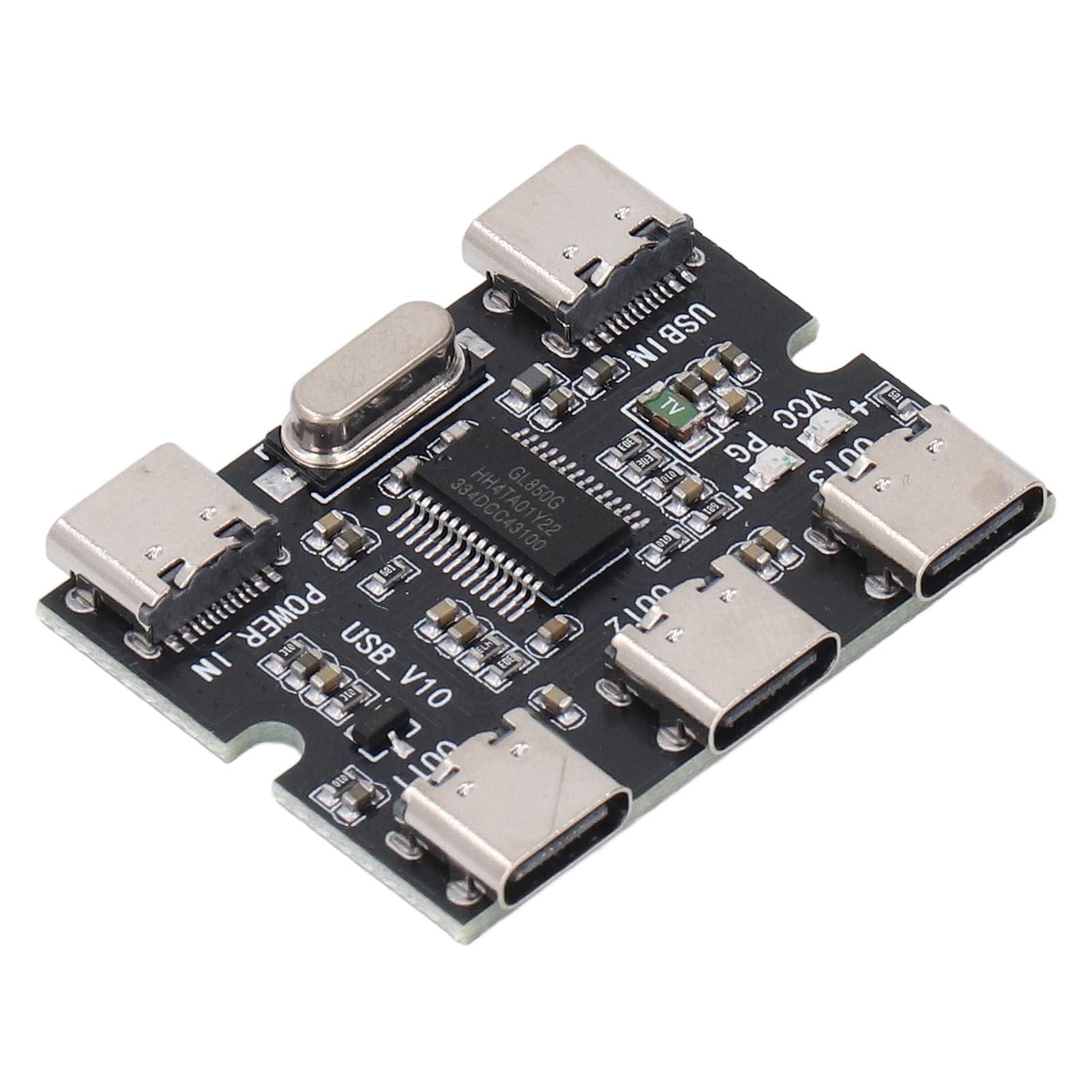 Módulo de expansión USB tipo C duradero: concentrador plug and play de 3 salidas 5V 8