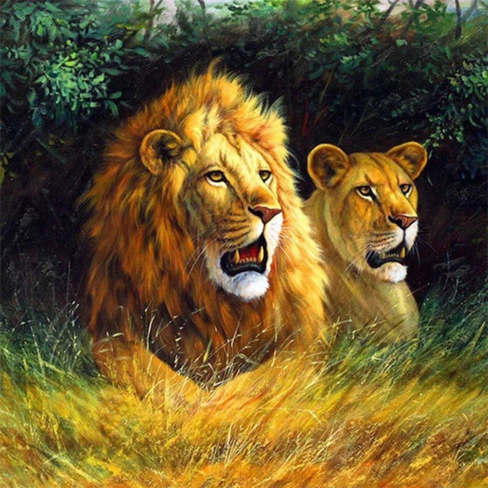 2000 Stück Holzpuzzle Löwe Bunte Puzzles FüR Erwachsene Ab 14 Jahren, Perfekt FüR Weihnachten 3D-Puzzles FüR Erwachsene Fertige Größe 99.5×70.5cm