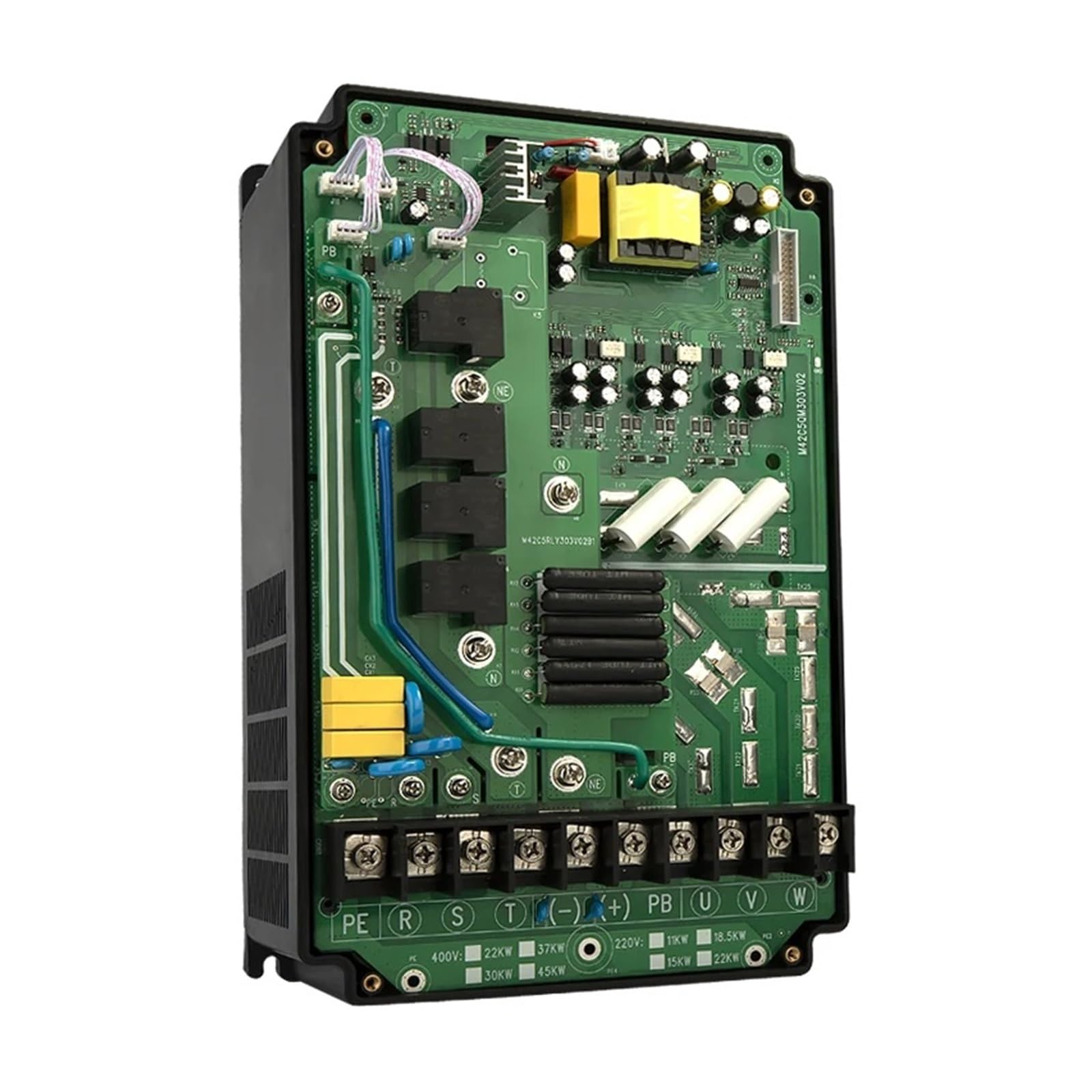 Azionamento a Frequenza Variabile, VFD 11KW 15KW 18KW 22KW 30KW Convertitore di frequenza vettoriale ad Alte Prestazioni AC380v Regolatore di velocità del Motore trifase Inverter(11KW 380V)