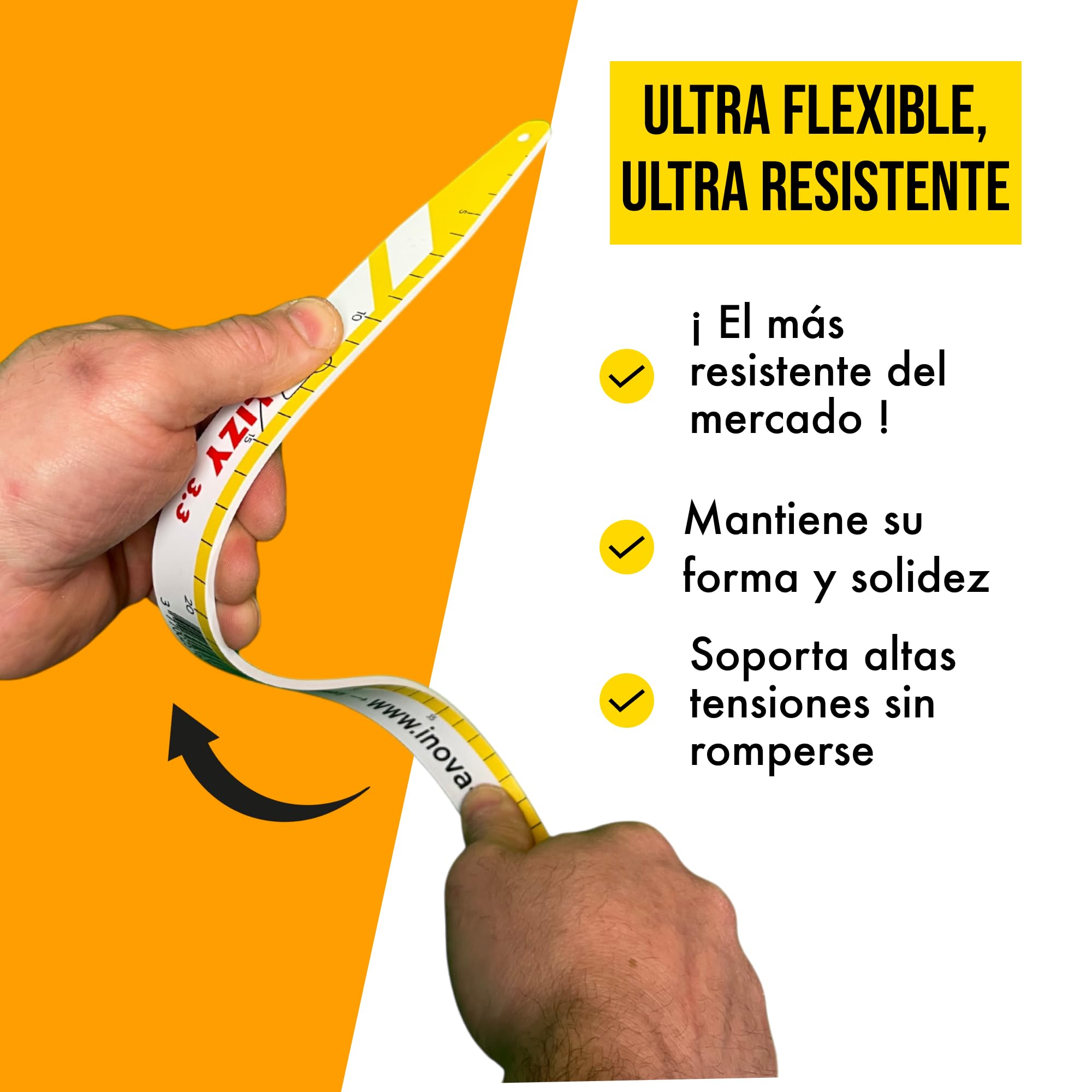DUO – Guía Pasacables Profesional 3m + 1,5m | Herramienta Flexible y Resistente para Electricistas | Ideal para Instalaciones en Conductos, Paredes y Techos Falsos