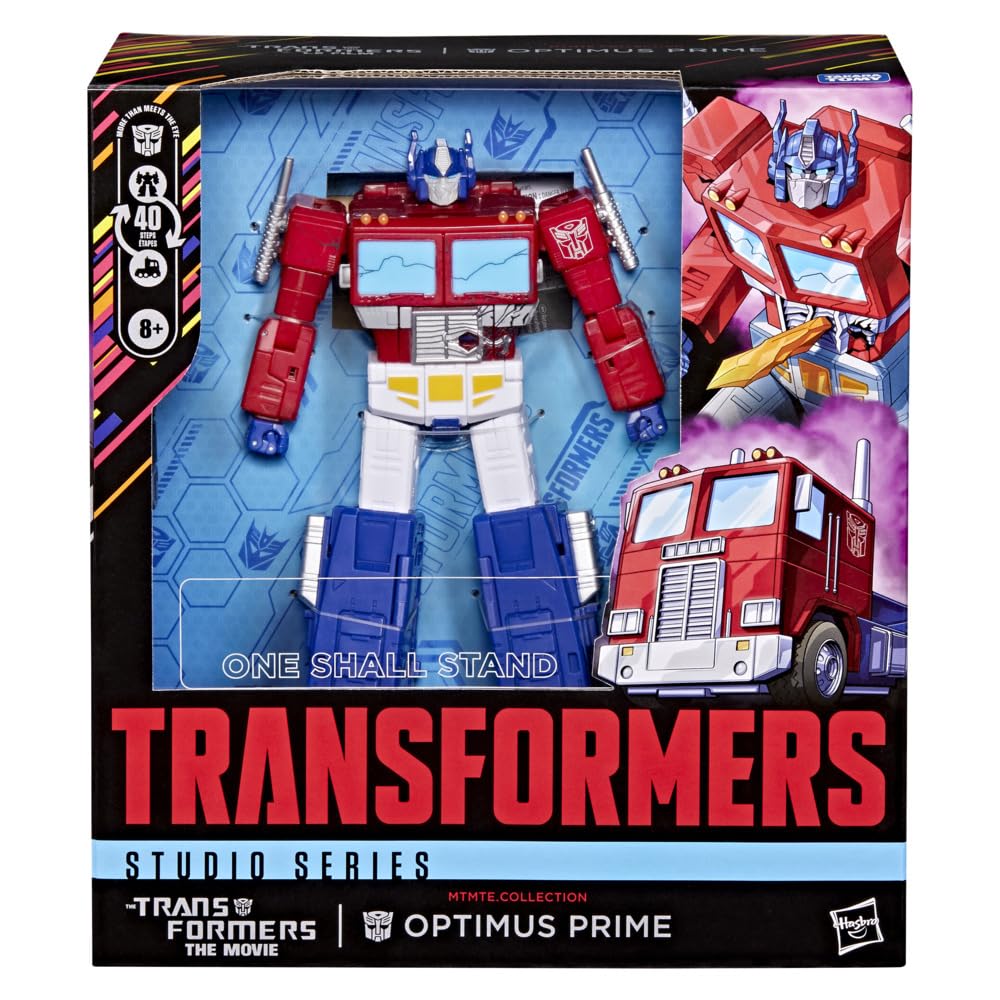 Transformers Figurine d'action Studio Series MTMTE Le leader du film Optimus Prime