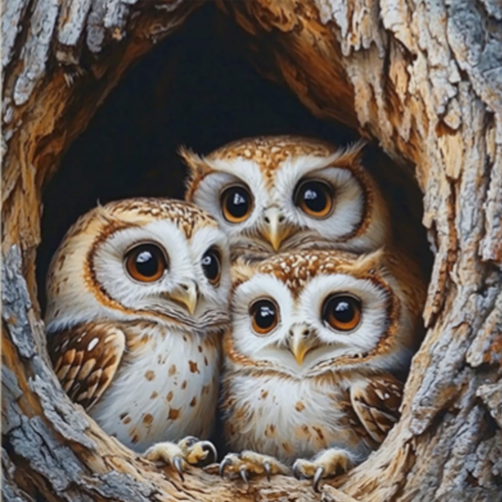 Animal Cross Stitch Kits for Adults, Full 11CT 3 Strands DIY Stamped