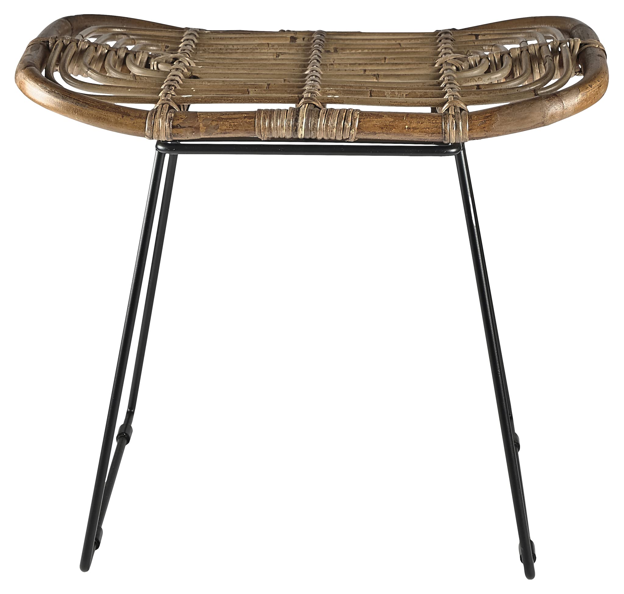Tabouret Sokna 53x33x47 cm nature pour ajouter un siège d'appoint en bois