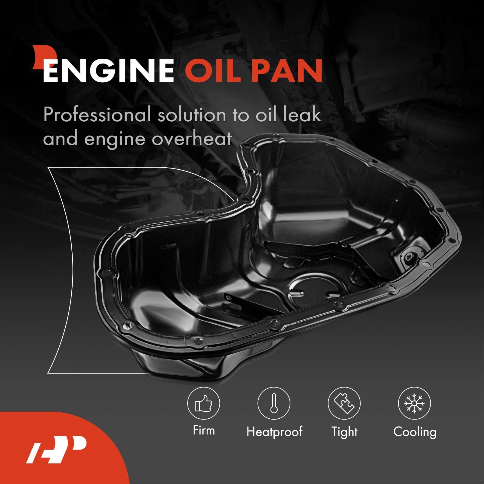 A-Premium Lower Engine Oil Pan Sump Compatible with Toyota Camry 2007-2017 RAV4 2006-2012 Highlander 2008-2016 Sienna Avalon Venza Lexus RX350 RX450h ES350 3.5L