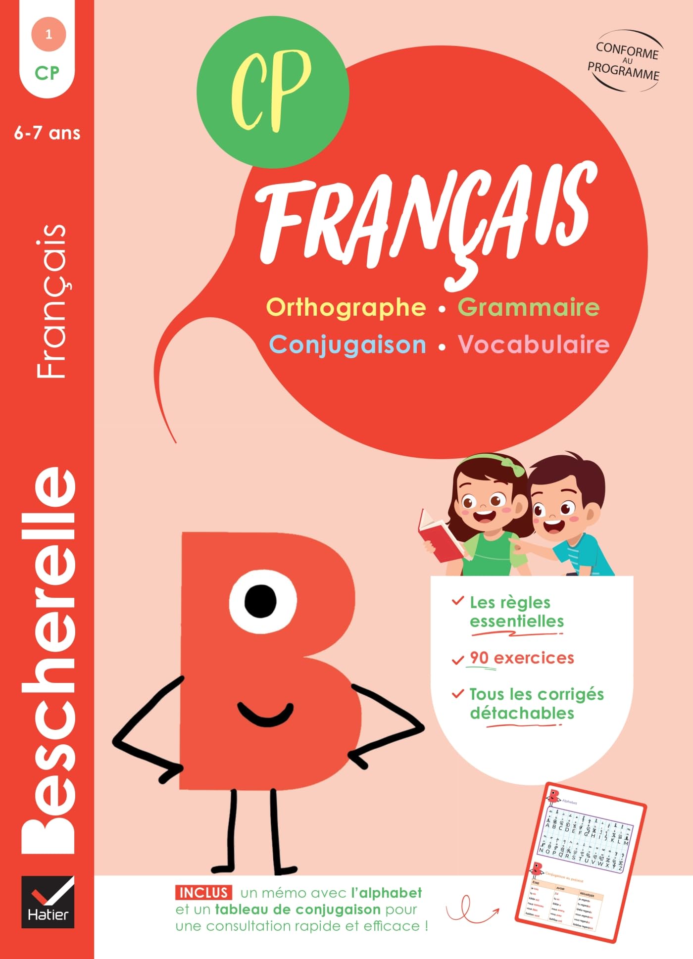 Bescherelle - Mon cahier d'entraînement en Français CP - 6 ans: orthographe, grammaire, conjugaison & vocabulaire