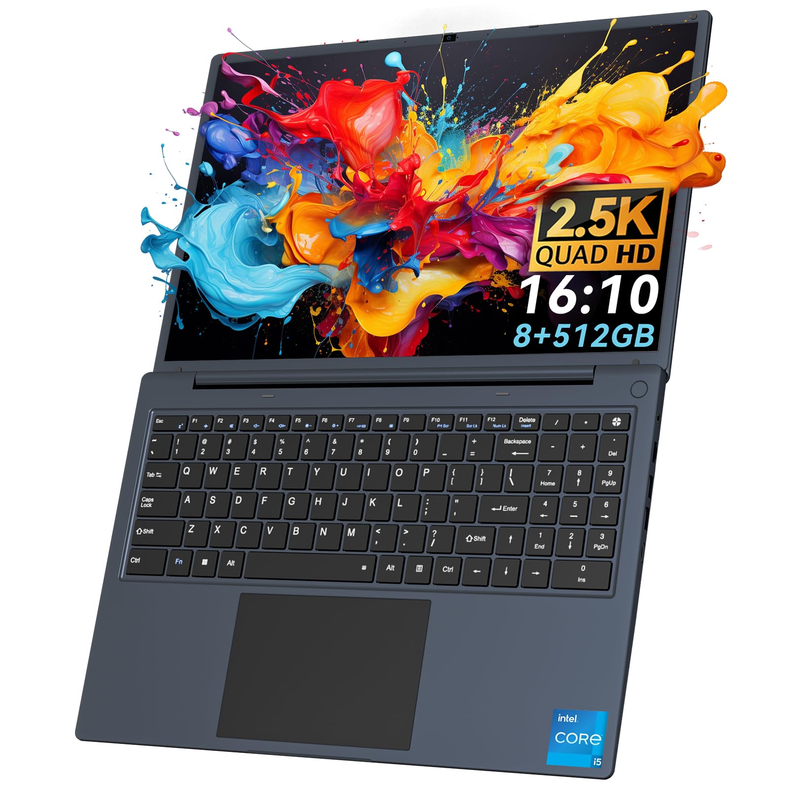 Laptop de 16 pulgadas: portátil de negocios 16:10 2560 x 1600 IPS