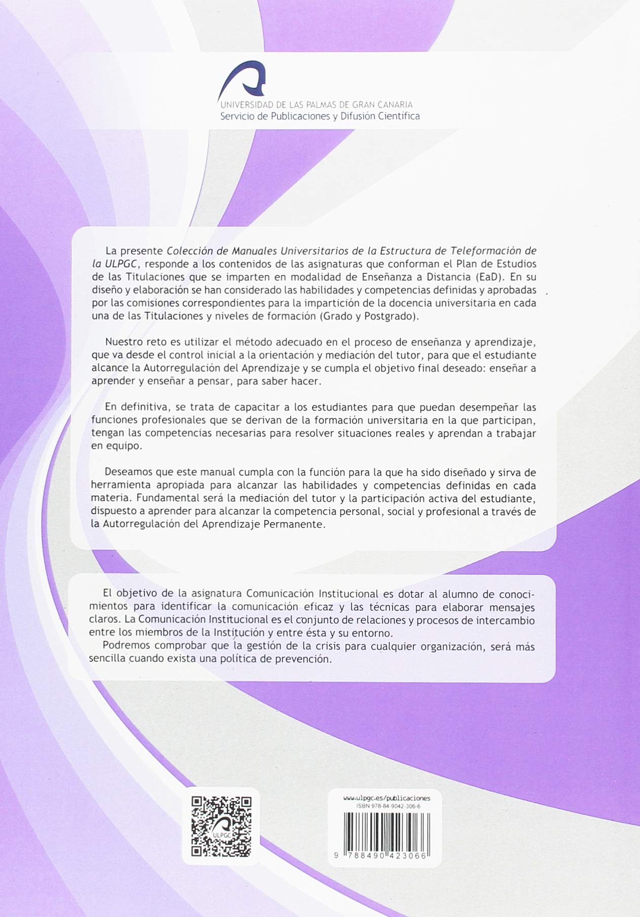 Comunicación Institucional: 29 (Manuales Docentes Grado en Seguridad y Control de Riesgos)