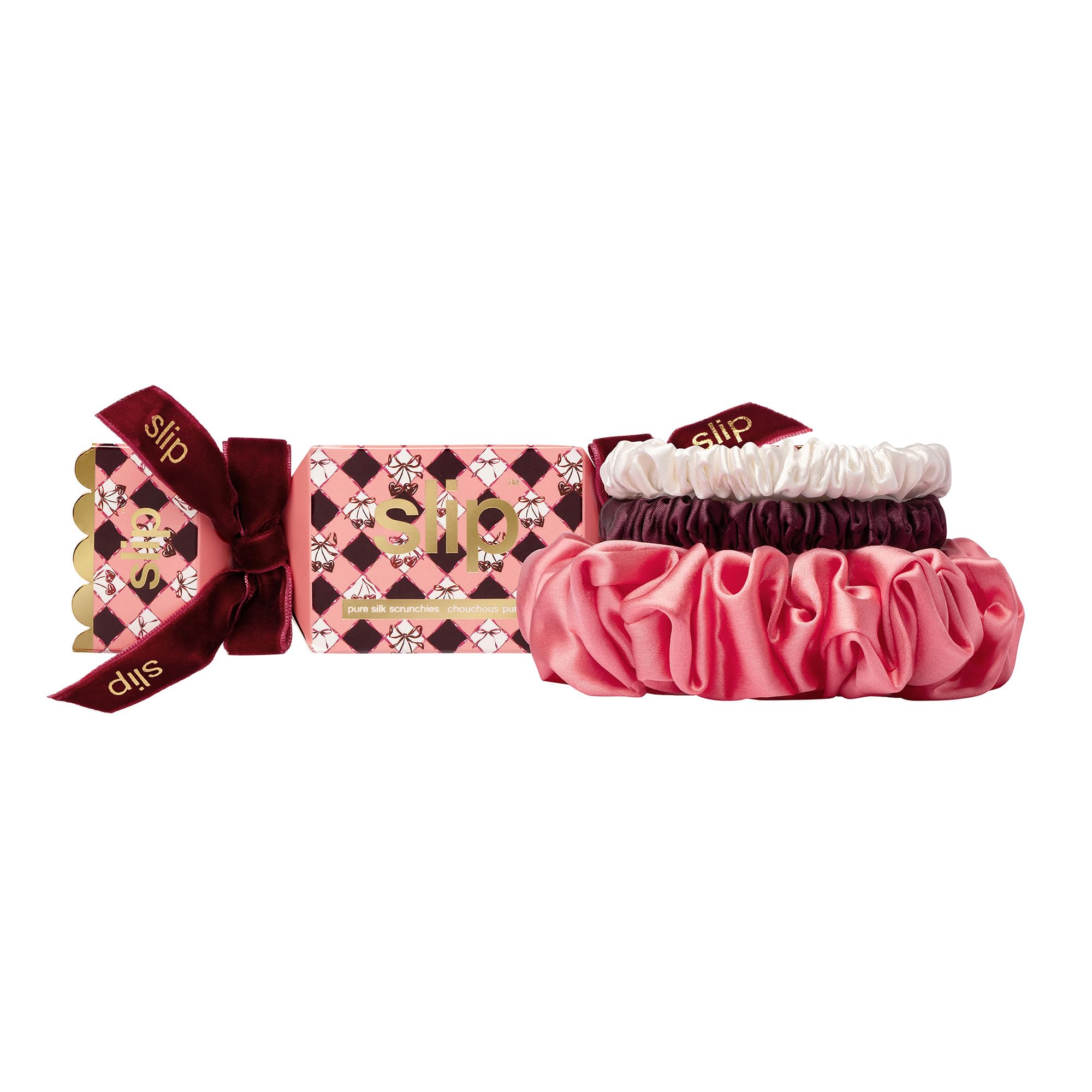 ?❤️? SLIP ASSORTED CRACKER SCRUNCHIE SET ?❤️? NWT ?❤️? Cracker Assorted Scrunchie Set - Sweetheart – Superette main image 3