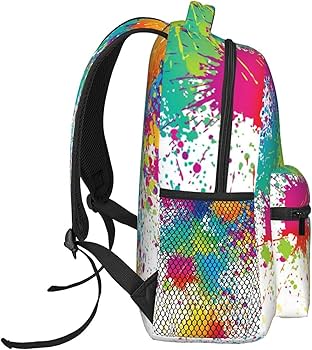 Amazon.co.jp: リュック カラフルな ペンキ柄 バックパック 鞄 Amazon.co.jp: リュック カラフルな ペンキ柄 バックパック 鞄