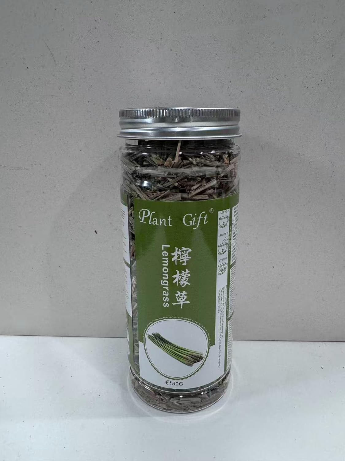 100% Lemongrass 35G/1.23oz Pure Lemongrass - Loose Leaf Wellness Herb Tea - Caffeine-Free - Fresh, Non GMO, Natural Dried Flowers Herbs for Soap Making, Syrup, Drinks lemon grass