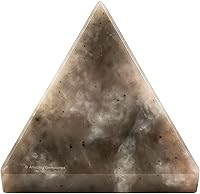 Vista 51 de Cristales curativos de pirámide de labradorita de Amazing Gemstone - Figurina de gran pirámide de 1" de piedra natural para meditación, Reiki