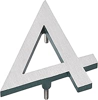 Vista 161 de Montague Metal Products Número de casa moderno de 6 pulgadas, número de casa flotante, fácil de instalar (0, cobre antiguo)