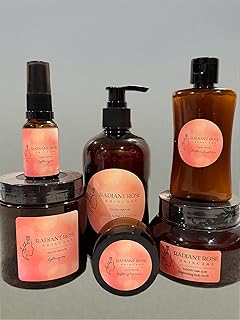 Radiant Rose - Juego de cuidado de la piel, c...