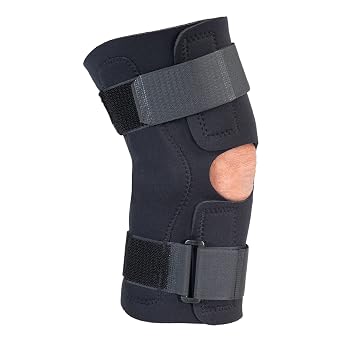 Breg Hinged Knee Support Lap Around Style, Medium