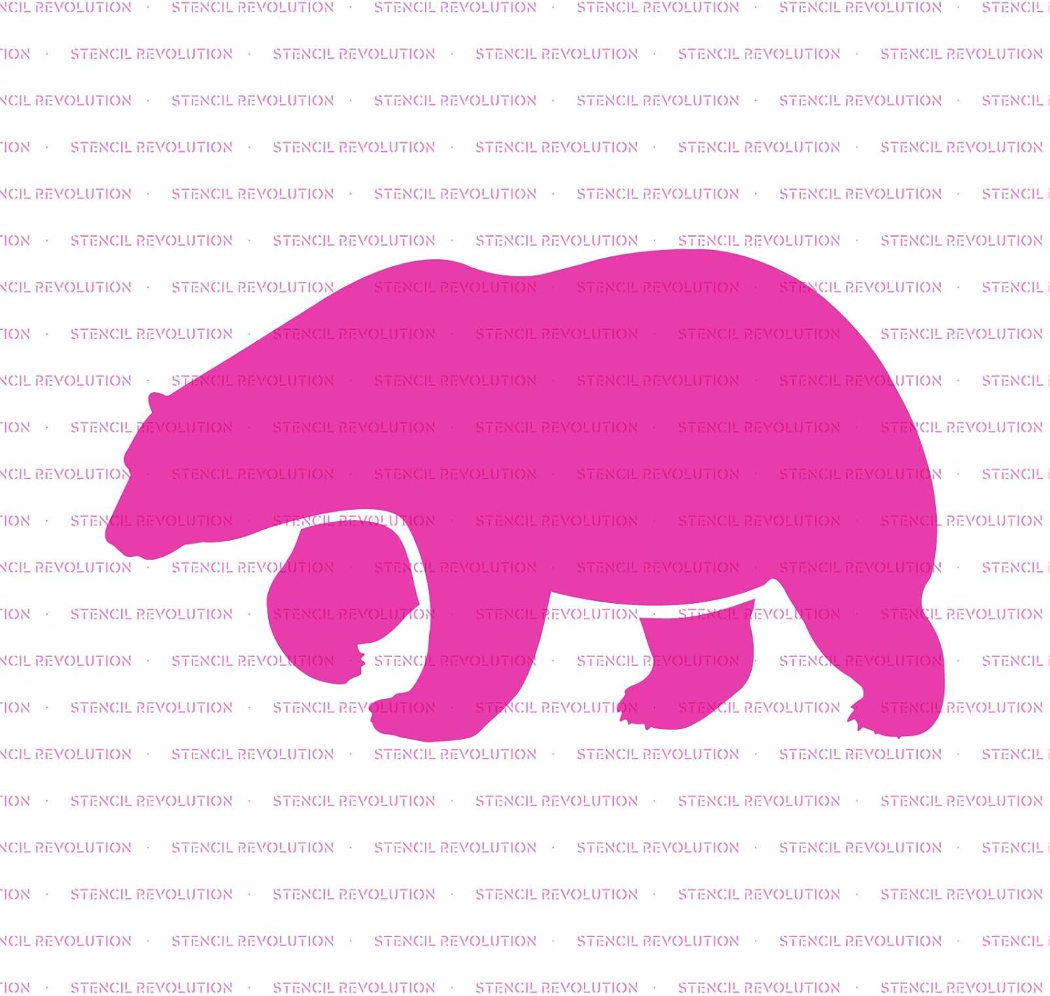 Polar Bear Stencil - Polar Bear Design, Polar Bear Stencil, Polar Stencil, Polar Bear Prints, Polar Bear