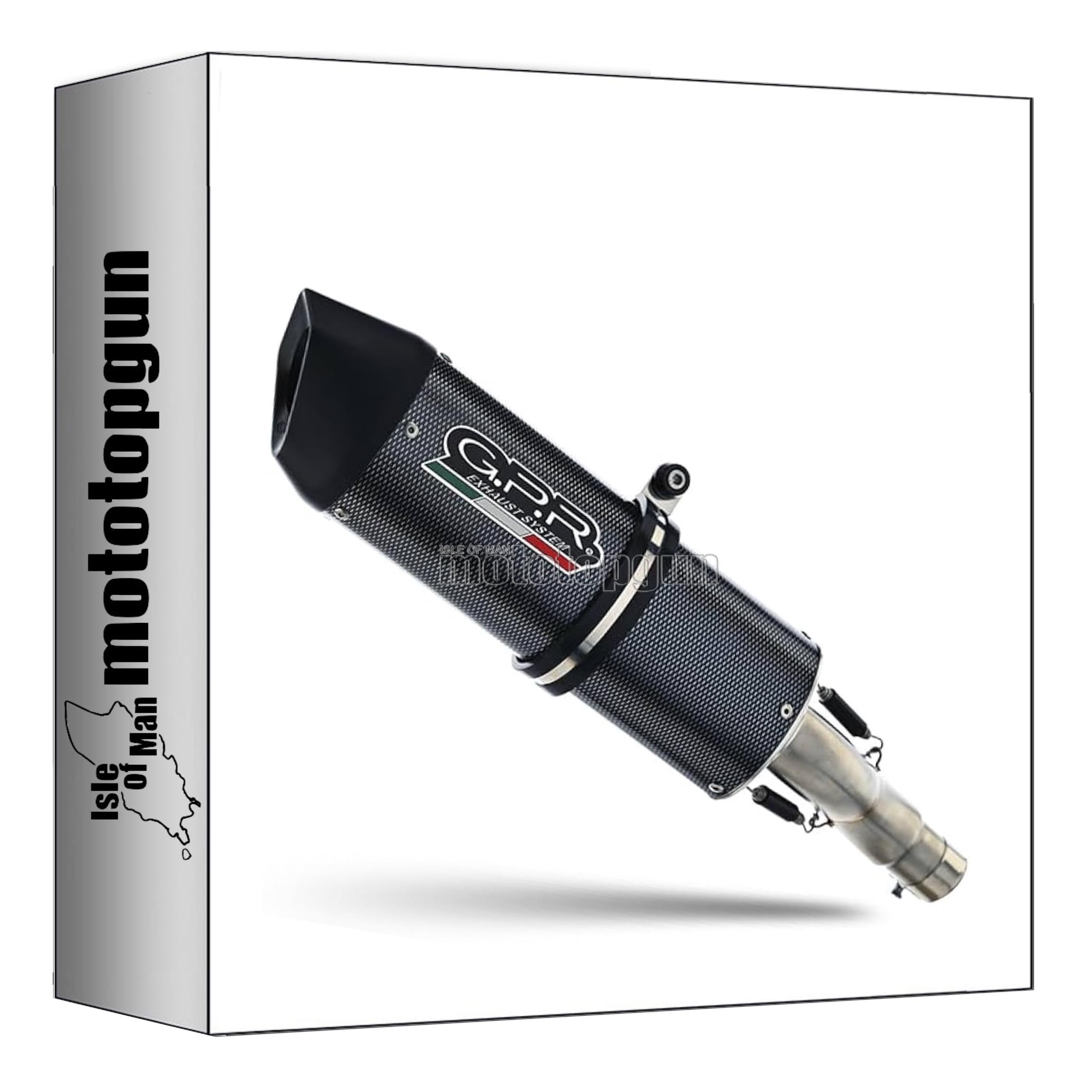 scarico completo gpr omologato catalizzato carbon look furore evo4, db-killer incluso, cf.4.cat.fupo compatibile con cf moto 650 mt 2021 2022 2023 2024 mototopgun