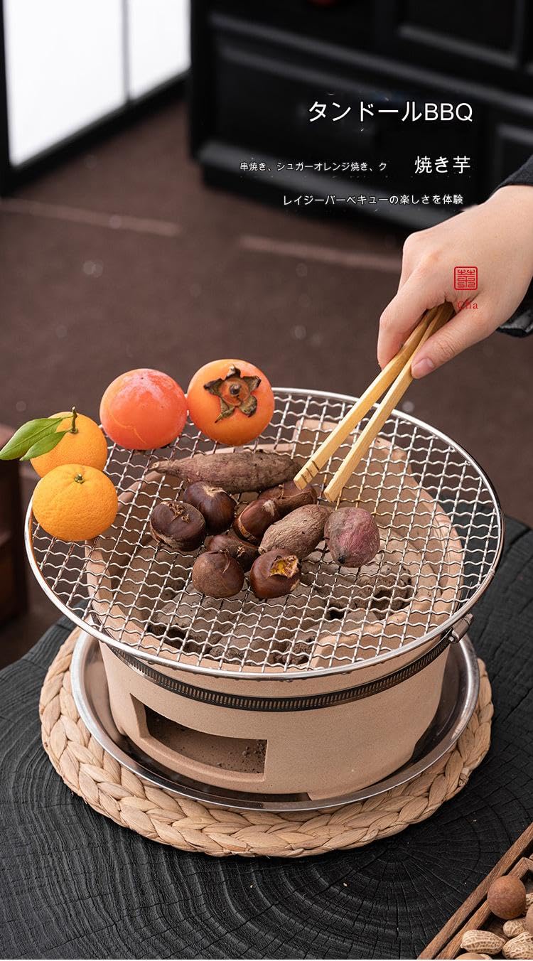 Amazon | バーベキューコンロbbqグリルバーベキュー炭焼きコンロ急須