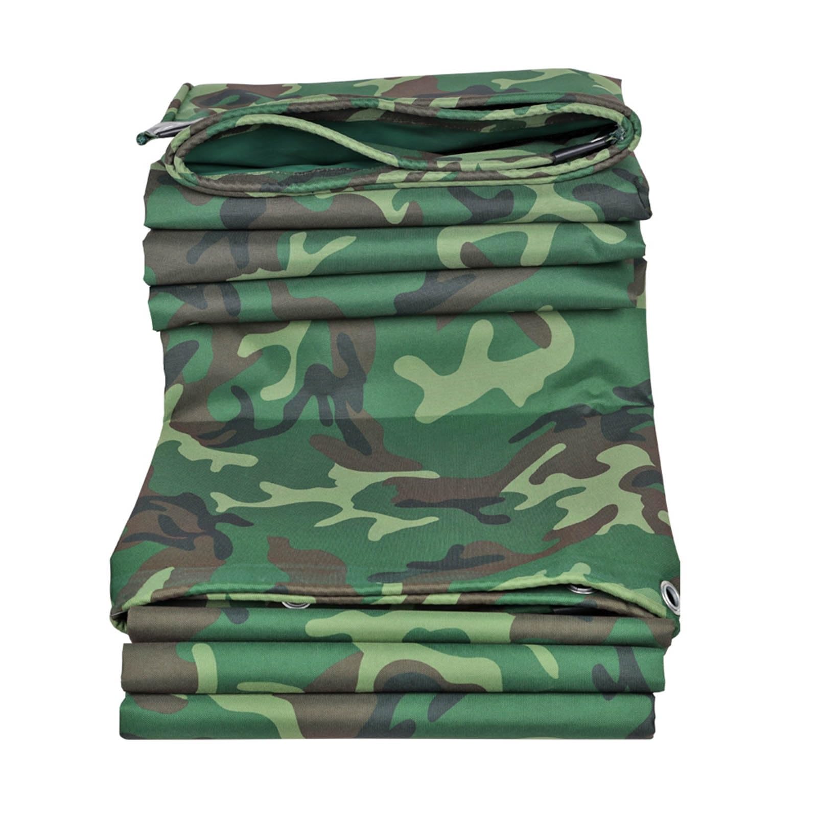 Lona de camuflaje de 450 g/m² 1,5x1,5 m impermeable para suelo de camping