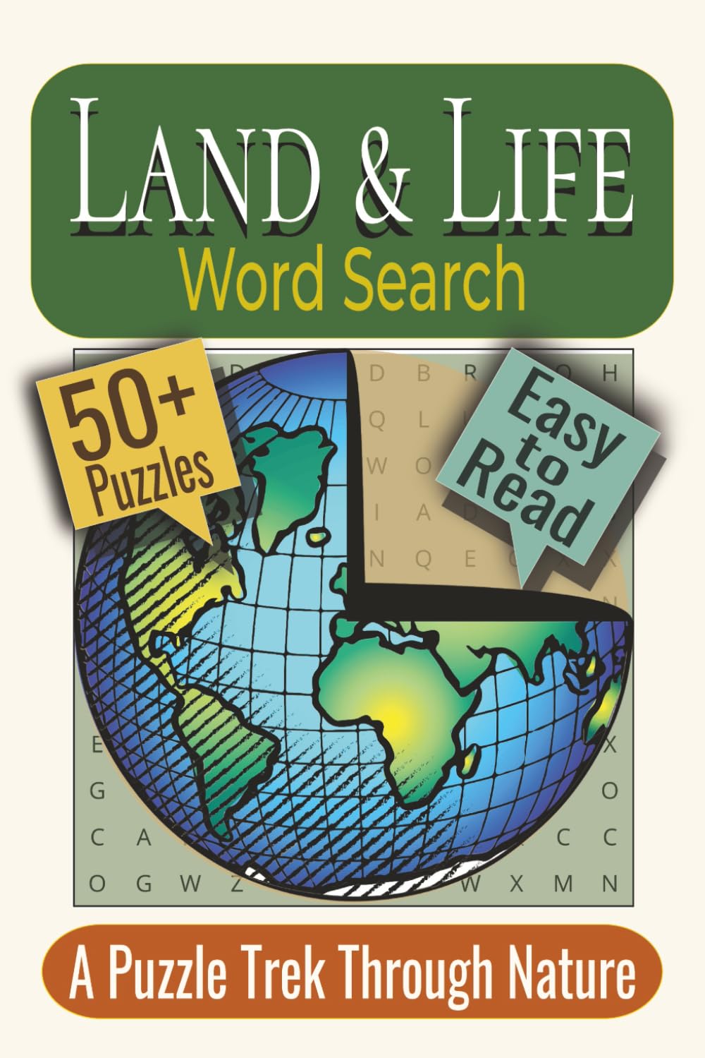 Land & Life Word Search Puzzle Book: Puzzles featuring Forests, Oceans, and Wildlife