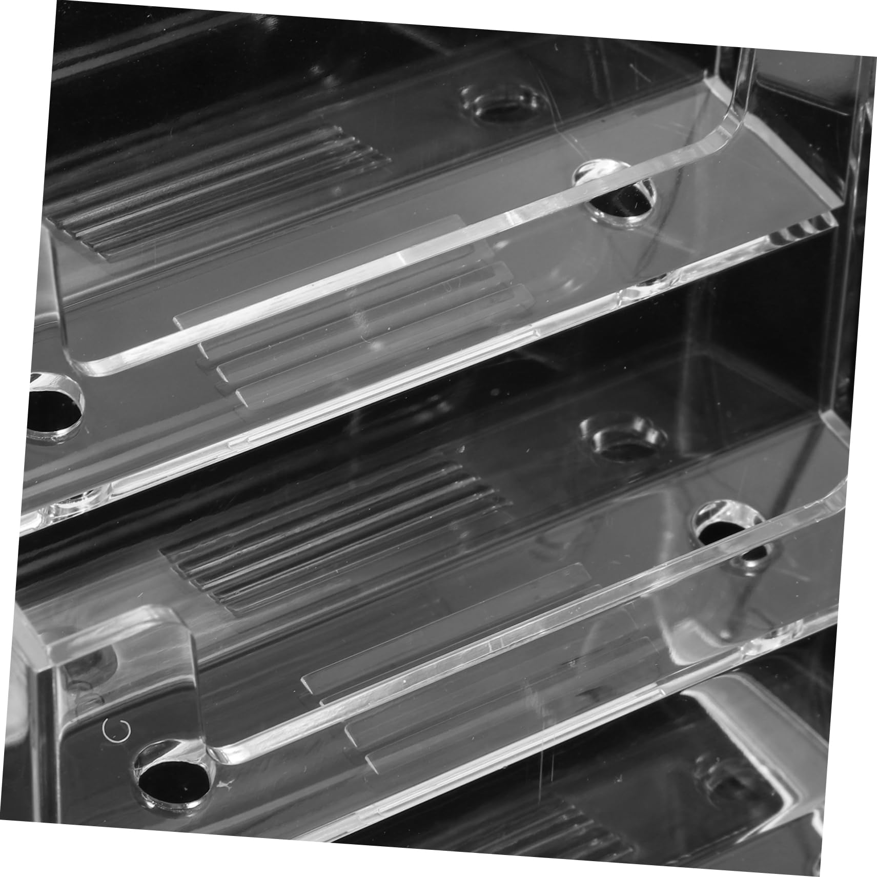 VILLCASE 5-teiliges Karten-organizer-set Visitenkartenhalter Visitenkarten-box Für Den Schreibtisch Kartenständer Büro-schreibtisch-zubehör Einfach Zu Bedienen