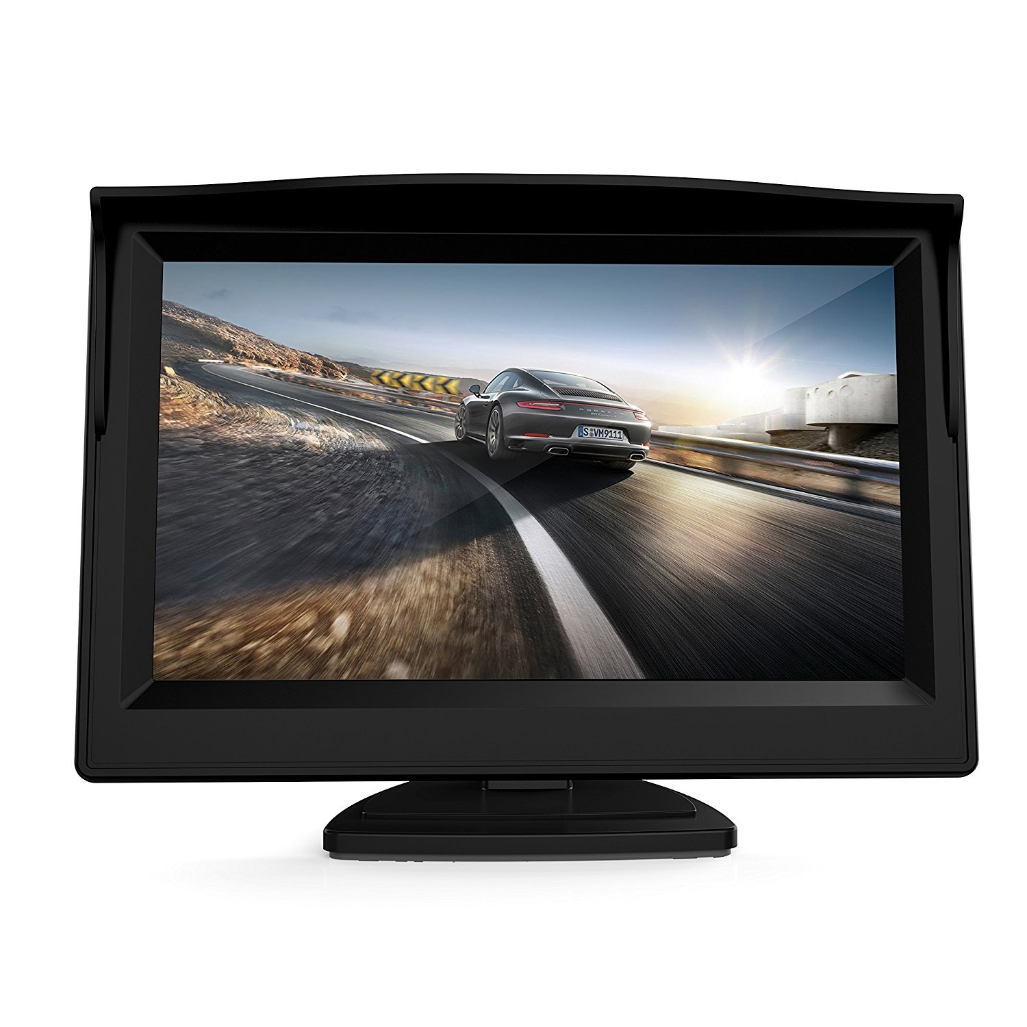 Cámara de Marcha atrás Furgoneta Luz De Freno Trasera Cámara Reversible para Fiat Ducato/para Citroen Jumper/para Relay/para Peugeot Boxer 2006-2017 + 4.3" Color Digital TFT - Monitor