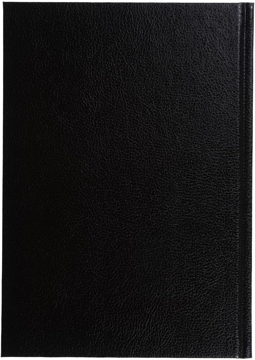 Collins - Desk - 2026 12 Month Calendar Year Planner, Week-To-View Diary, A5 Hard Cover - Black (35.99-26)