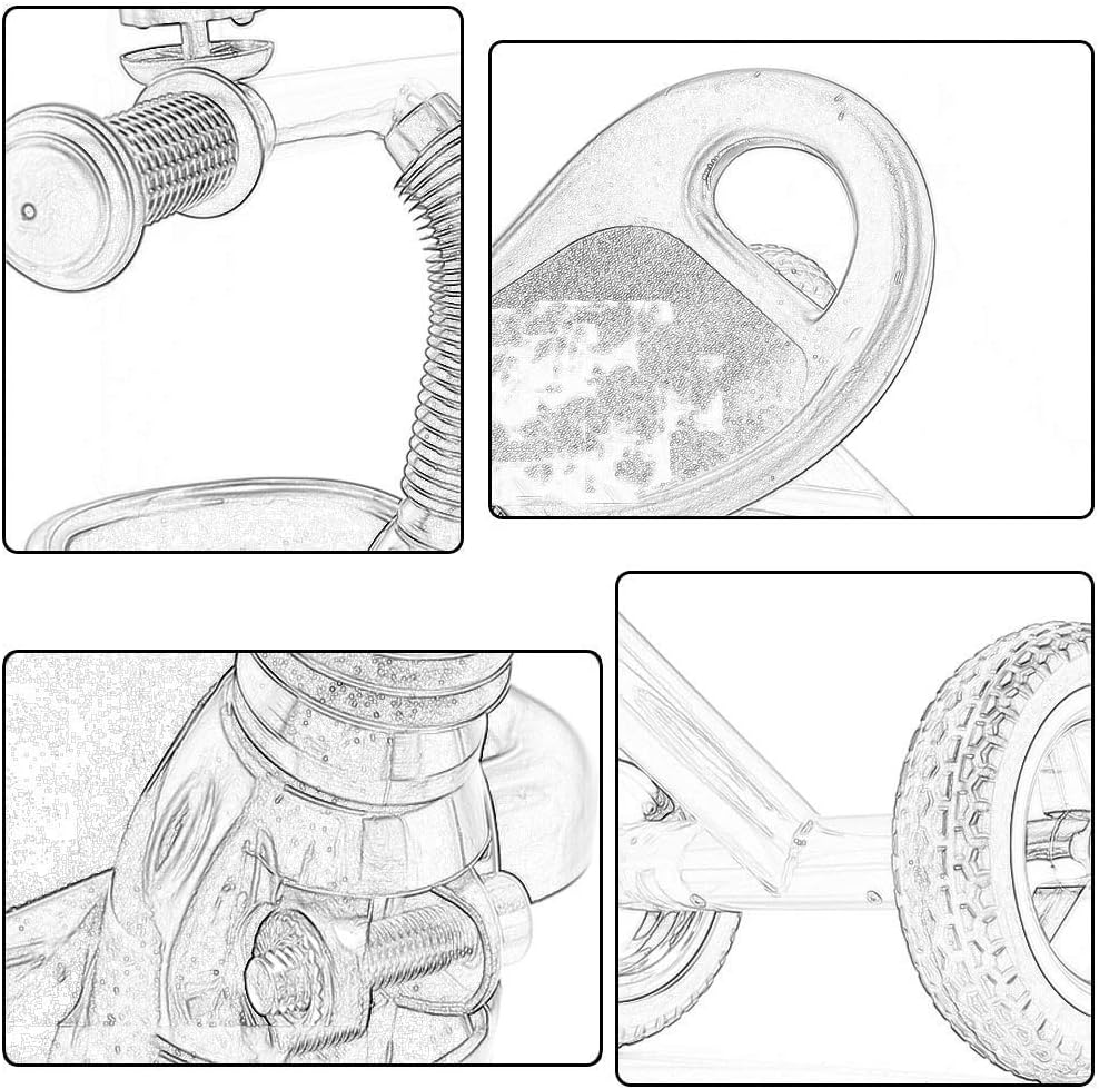 Tricycle Trike, 3-in-1 Multipurpose Tricycle for Primary Children, Durable, 1-5 Years Old Baby Outdoor Tricycle, 4 Colors, 55x68x41cm (Color: Blue)