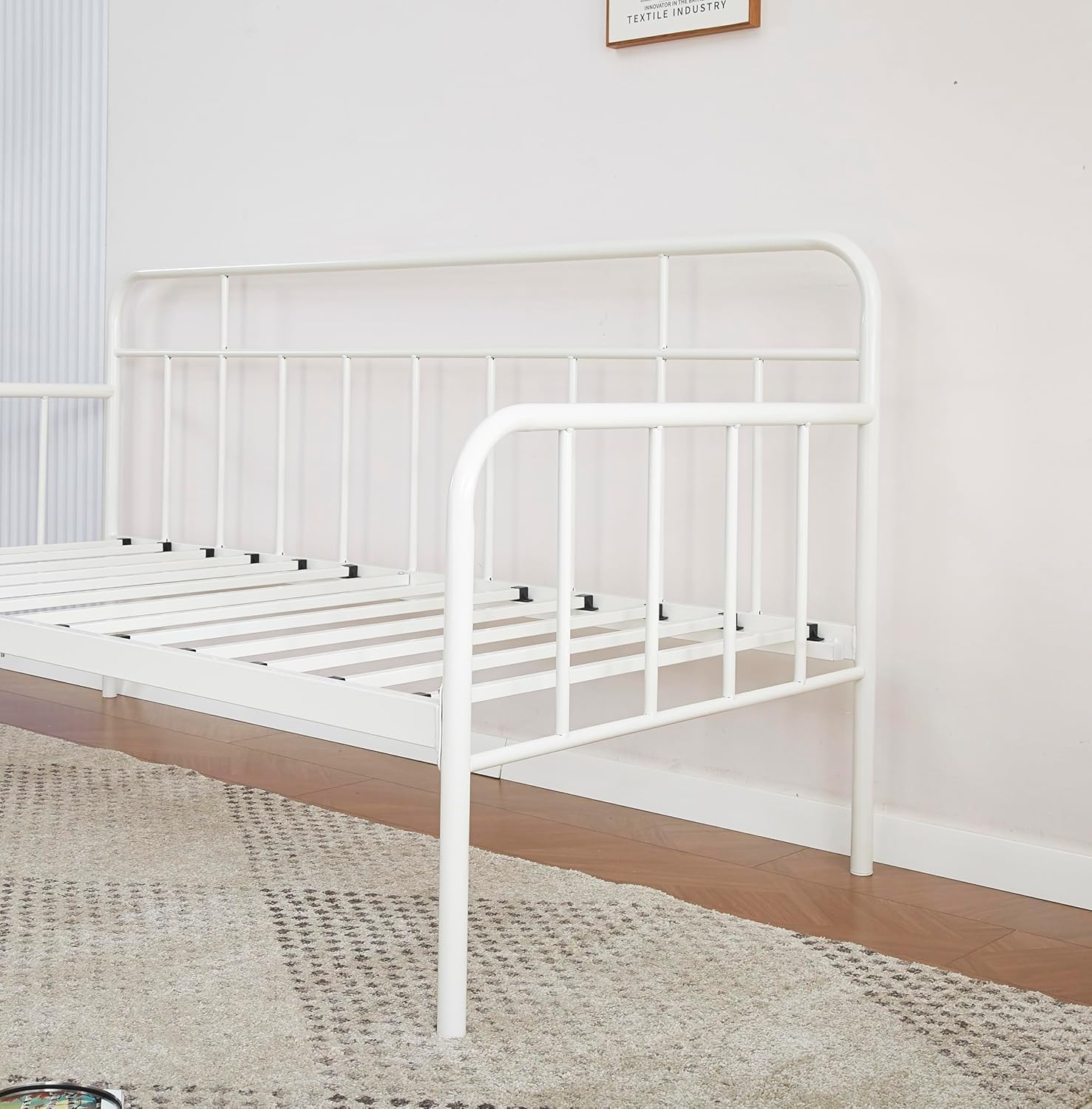 Sofá Cama de Metal Base para Colchón 90 x 190 Estructura Metálica