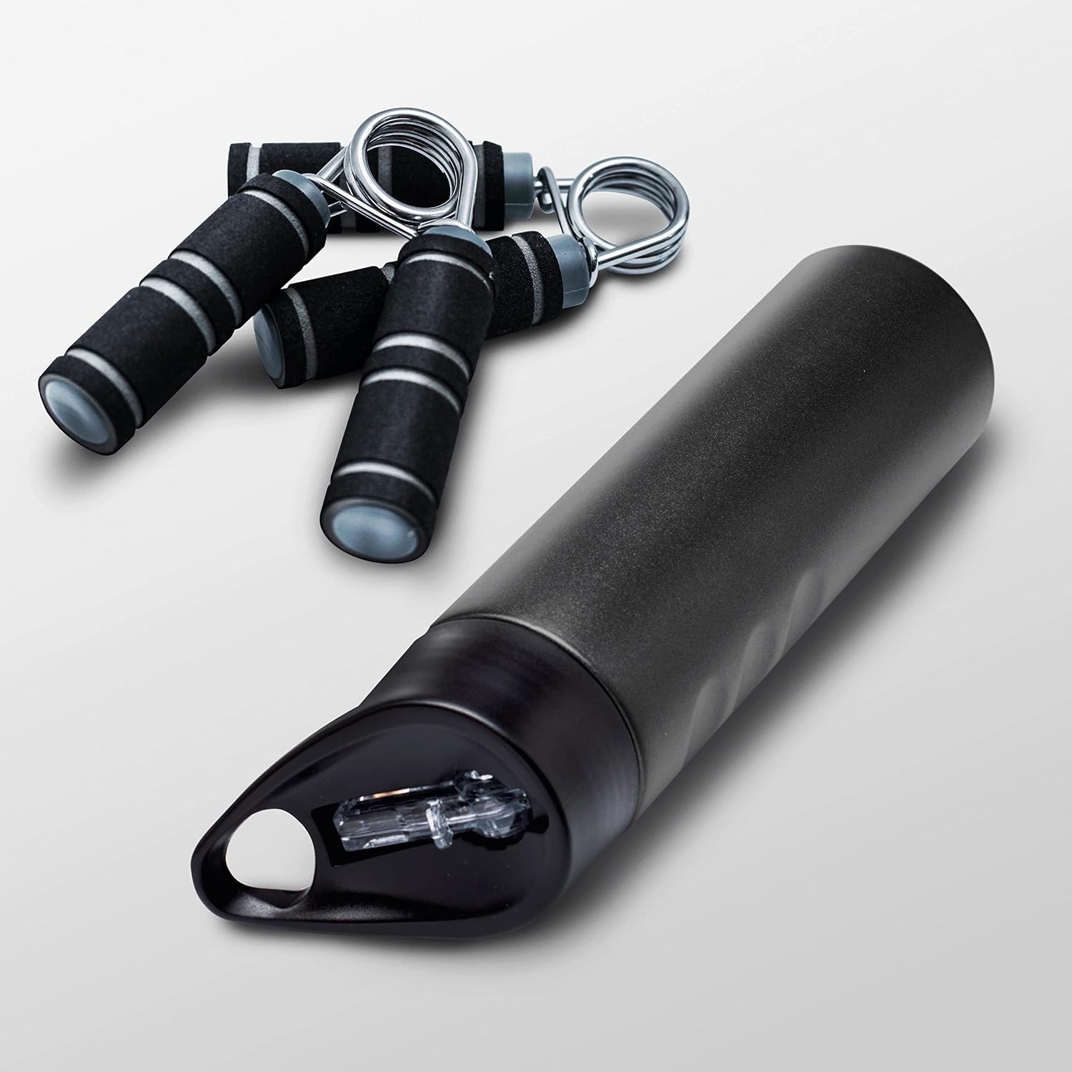 DISCOUNT PROMOS Slim Stainless Steel Water Bottles 25 oz, 6 pack, Reusable Gym Sports Bulk Pack, Charcoal