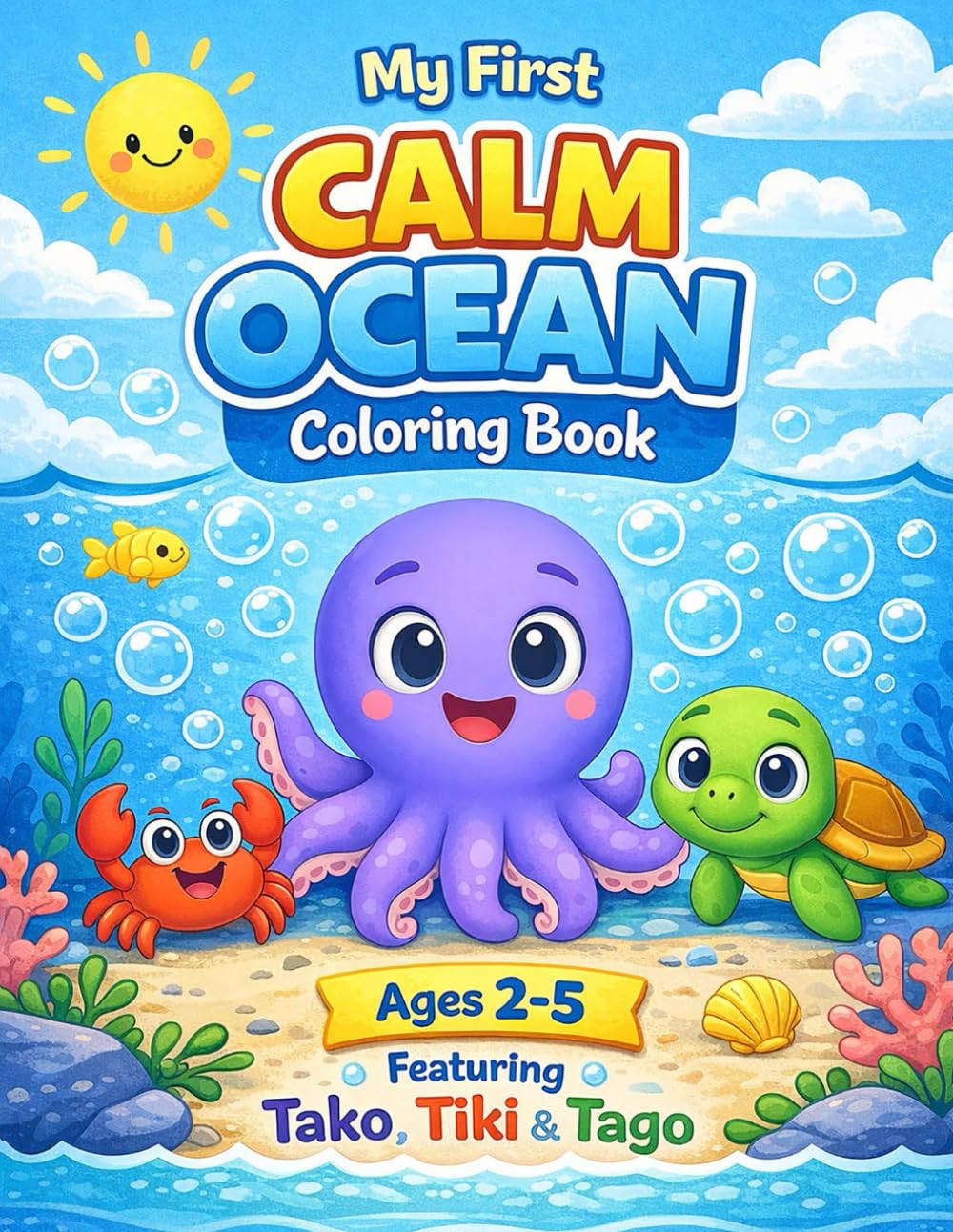My First Calm Ocean Coloring Book