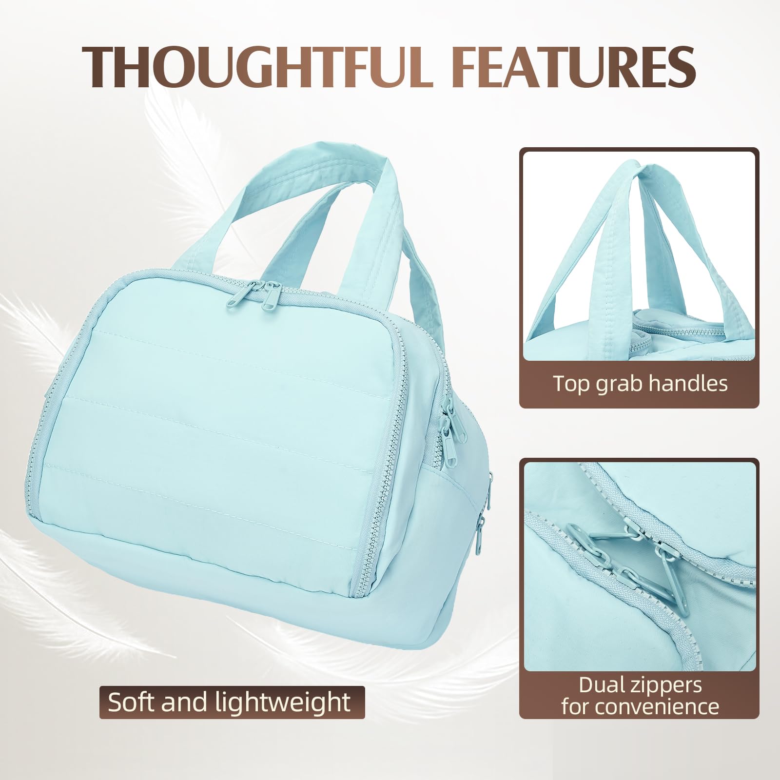 Axcone Borsa da Toilette da Viaggio,Grande Trousse Trucchi,Borsa Makeup Cosmetici da Viaggio Organizer,Beauty Case per Donna Uomo-Blue