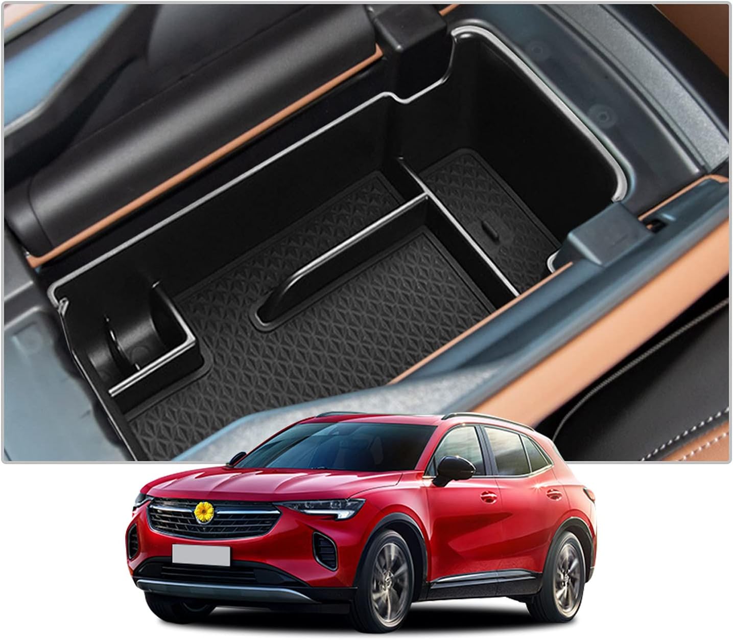 CDEFG Center Console Organizer Tray for 2021 2022 2023