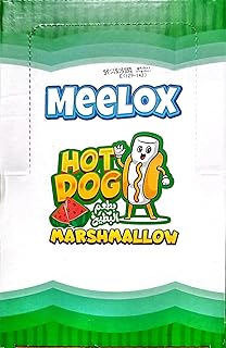 Meelox Hot Dog, Marshmallow Hot Dog Watermelon, Box of 12