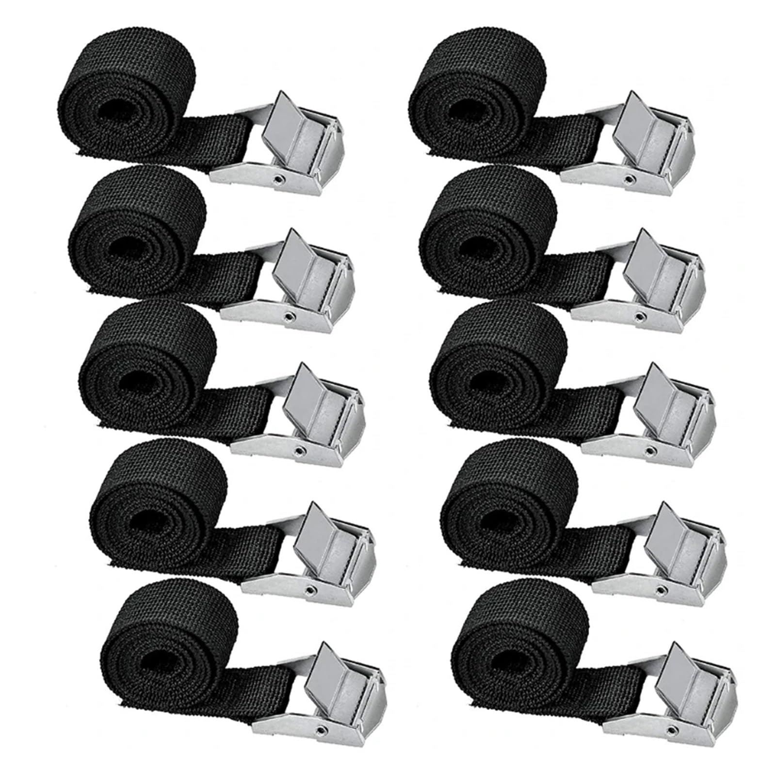 Correa de sujeción, 10 correas de amarre resistentes for motocicletas y camiones de carga.