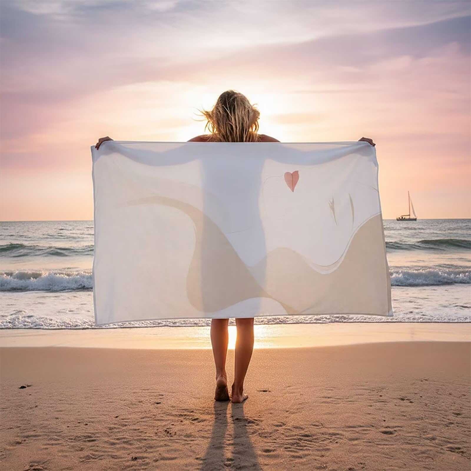Toalla Playa Abstracto, Toalla Playa Grande 220x100 cm Suave Cómodo y Absorbente para Vacaciones Imprescindibles para Viajar, Toallas Gimnasio para Yoga Gym SPA Sauna Baños Regalo Mujer LSTJ-0551