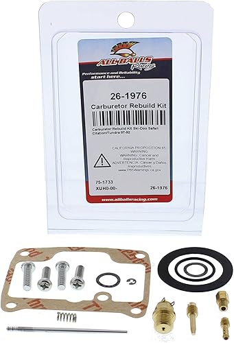 Miniatura 3 de All Balls Kit de reconstrucción de carburador 26-1976 para Ski-Doo Safari Citation/Tundra 1987, 1988, 1989, 1990, 1991, 1992