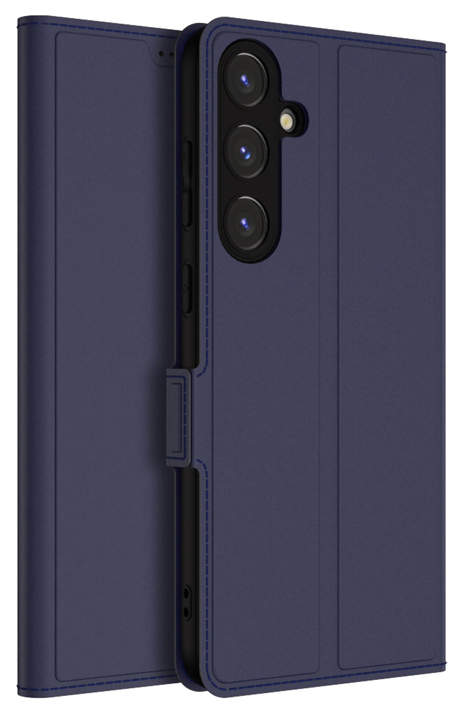 Kapa Noble Slim Magnetic Leather Flip Case Cover for Samsung Galaxy S24 Plus | Card Holder Stand Leather Flip Wallet Case (Blue) (B0CQM8B53K) Amazon Price History, Amazon Price Tracker
