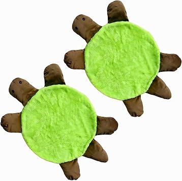 11 Inch Turtle Floor Mop Double Sided Washable Foot Mop Pad 2 PCS