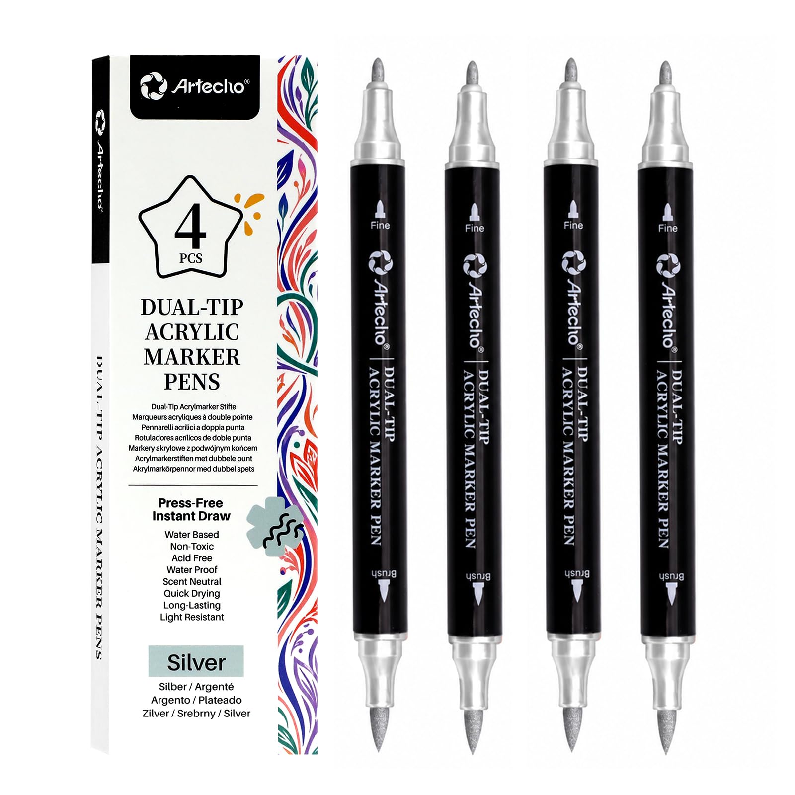 Artecho Acrylic Paint Markers - 72 Colors -15