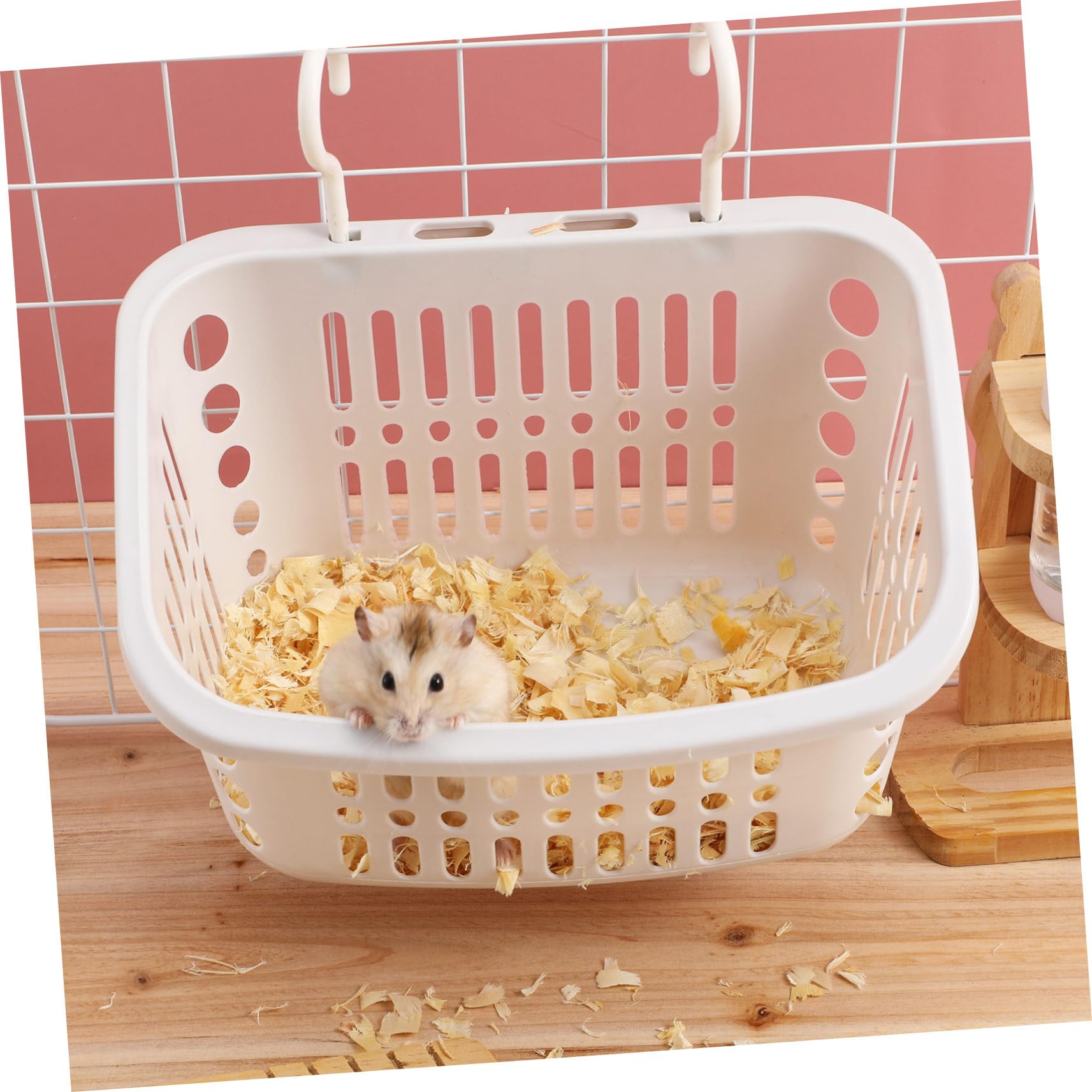 Toddmomy 2 pièces pour Petits Animaux Plastique Lit Hamac Respirant pour Hamster Rat Chinchilla Accessoire Confortable et Sûr pour Cage
