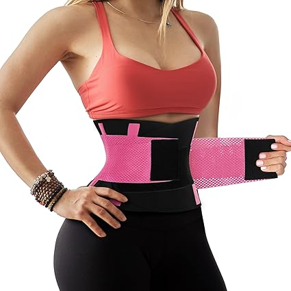 Buy SHAPVII Waist Trainer Belt for women & men with Resistance Band Set